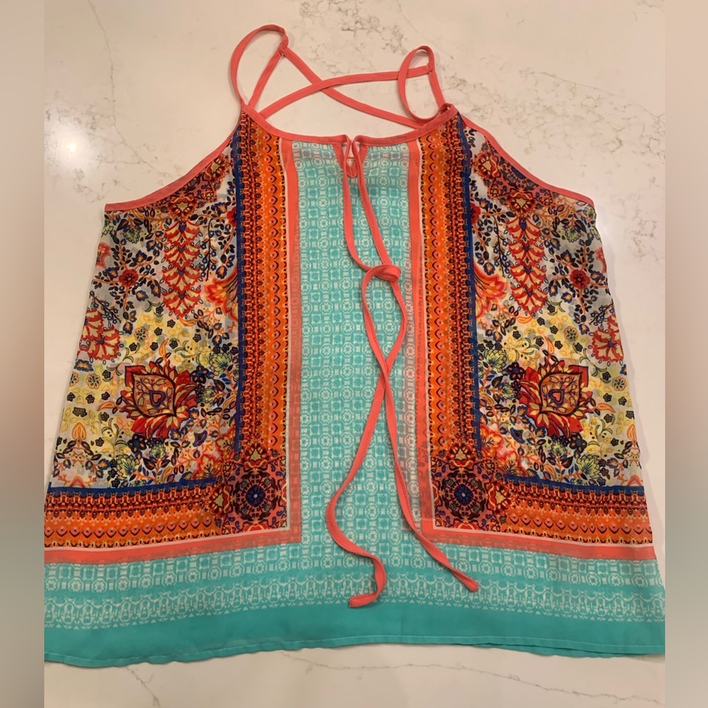 Colorful Floral Women's Tank